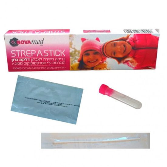 Novamed Novamed Strep A Stick Test - domácí test na streptokokovou infekci