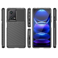 IZMAEL Pouzdro Carbon Bush TPU pre Xiaomi Redmi Note 12 Pro+ - Černá KP26532