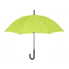 Perletti Time, Dámský holový deštník Fluo/zelený, 26297