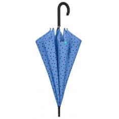 Perletti Time, Dámský holový deštník Fluo/modrý, 26297