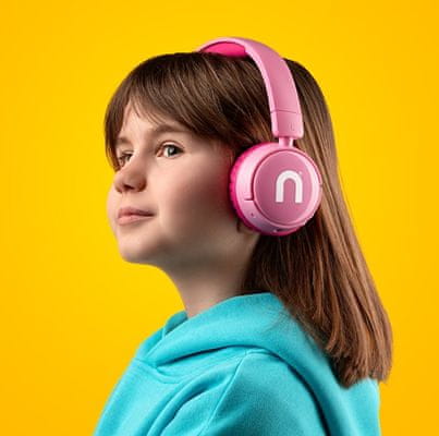  bezdrôtové detské slúchadlá niceboy hive kiddie obmedzená hlasitosť Bluetooth technológie handsfree funkcie skladacie pohodlná príjemný zvuk mikrofón 
