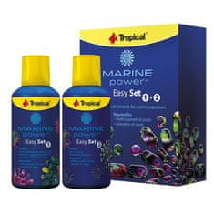 TROPICAL Easy Set 2x250ml sada pro komplexní doplňování prvků v malých mořských akváriích