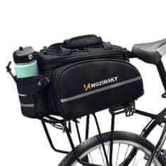 WOZINSKY cyklistická brašna na nosič 35 l Black