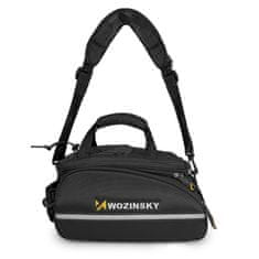 WOZINSKY cyklistická brašna na nosič 35 l Black