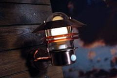 NORDLUX Venkovní nástěnná lampa se senzorem Blokhus měď