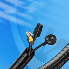 Northix Flexibilní ochrana kabelu - 16 mm - černá 