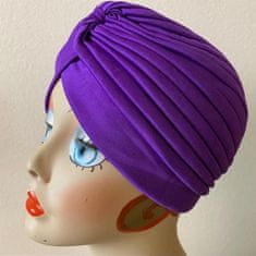 Northix Turban - dámský - fialový 