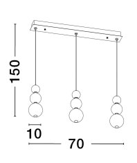 Nova Luce LED svítidlo Flea 9695243