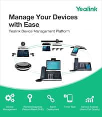 YEALINK YEALINK DECT IP telefon W78P Bluetooth, nástupce W53P, W60P