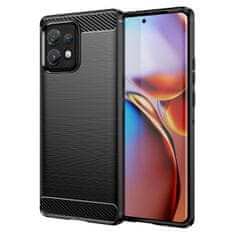 MG Carbon kryt na Motorola Moto X40 / X40 Pro, černý