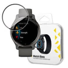 MG Watch Glass Hybrid ochranné sklo na Garmin Venu 2S, černé