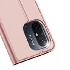 Dux Ducis Skin knížkové pouzdro na Xiaomi Redmi 12C / POCO C55 Pink