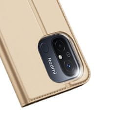 Dux Ducis Skin knížkové pouzdro na Xiaomi Redmi 12C / POCO C55 Gold