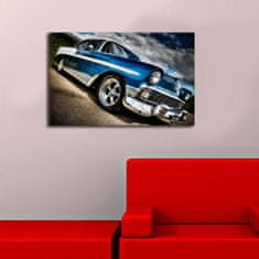 Hanah Home Obraz s led osvětlením Chevrolet Bel Air 70x45 cm