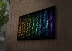 Hanah Home Obraz s led osvětlením Colours 70x45 cm