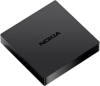 elegantní multimediální přehrávač Nokia streaming box 8000 4k uhd rozlišení android tv 10 hey google interní paměť usb hdmi