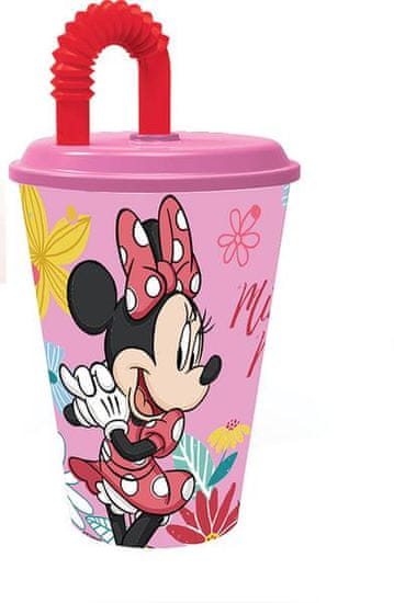 Minnie KELÍMEK S BRČKEM 430 ML, PLAST