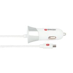 Skross  USB nabíjecí autoadaptér Car Charger & Micro USB, integrovaný kabel + 1x USB výstup