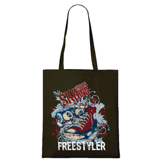 Grooters Plátěná taška - Freestyler - Černá