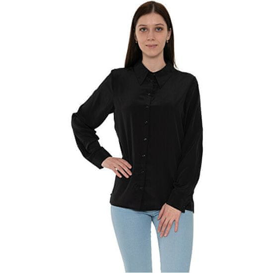 Vero Moda Dámská košile VMVIVI Regular Fit 10283143 Black