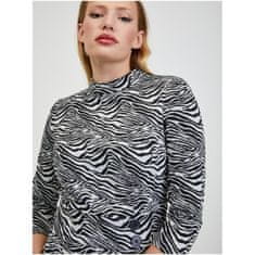 Orsay Černo-bílé dámské vzorované šaty ORSAY_413031-001000 42