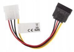 Lanberg Napájecí kabel SATA 15-pin - Molex 4-pin