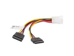 Lanberg Napájecí kabel SATA 15-pin - Molex 4-pin