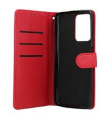 TopQ Pouzdro Xiaomi Redmi Note 12 Pro+ 5G knížkové červené s přezkou 95416