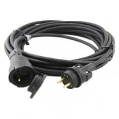Emos Venkovní prodlužovací kabel 25 m PM0504, 1 zásuvka, 230V, černý 1914031250