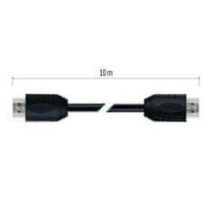 Emos HDMI 2.0 high speed kabel S11000 A vidlice – A vidlice 10 m, černý 2333101100