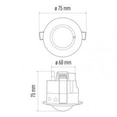 Emos MW senzor (pohybové čidlo) IP20 1200W G1190, bílý 1454013100