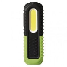 Emos COB LED + LED nabíjecí prac. svítilna P4531, 400 lm, 2000 mAh, černo-zelená 1450000280