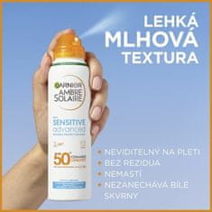 Garnier Ochranná mlha pro citlivou pokožku SPF 50+ Sensitive Advanced (Invisible Protection Mist) 150 ml