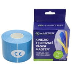 Master kinezio tejpovací páska 5 cm x 5 m - modrá