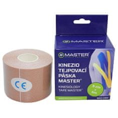 Master kinezio tejpovací páska 5 cm x 5 m - tělová