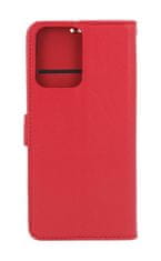TopQ Pouzdro Xiaomi Redmi Note 12 5G knížkové červené s přezkou 95409