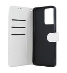 TopQ Pouzdro Xiaomi Redmi Note 12 5G knížkové bílé s přezkou 95408