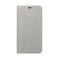 FORCELL Pouzdro / obal na Xiaomi Redmi 12C stříbrné - knížkové LUNA