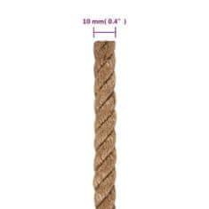 Greatstore Jutové lano 50 m dlouhé 10 mm silné