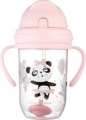 Canpol babies Canpol babies Nevylévací hrníček se slámkou a závažím Exotic Panda - růžový, 270 ml