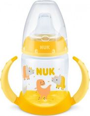 Nuk Kojenecká láhev na učení NUK s kontrolou teploty 150 ml bílá