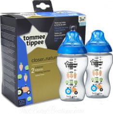 Tommee Tippee Tommee Tippee Láhve 3m+ Tommee Tippee modré - 340 ml 2ks v balení