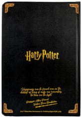 CurePink Poznámkový A5 blok Harry Potter: Erb Bradavic (14,8 x 21 cm)