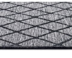 NORTHRUGS Kusový koberec Twin-Wendeteppiche 105456 Night Silver – na ven i na doma 160x230