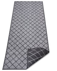 NORTHRUGS Kusový koberec Twin-Wendeteppiche 105456 Night Silver – na ven i na doma 80x250