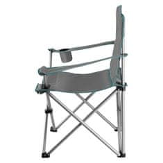 NILLS CAMP skládací židle NC3079 šedá-zelená