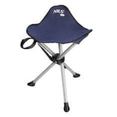 NILLS CAMP skládací stolička NC3008 modrá