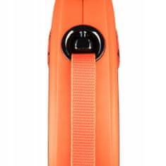 Flexi Vodítko pro psa Xtreme Tape oranžové S 5m