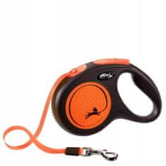 Flexi Vodítko pro psa Xtreme Tape oranžové S 5m