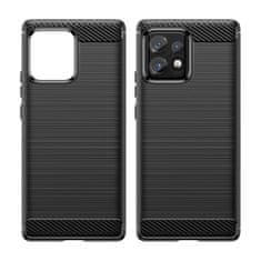 MG Carbon kryt na Motorola Moto X40 / X40 Pro, černý